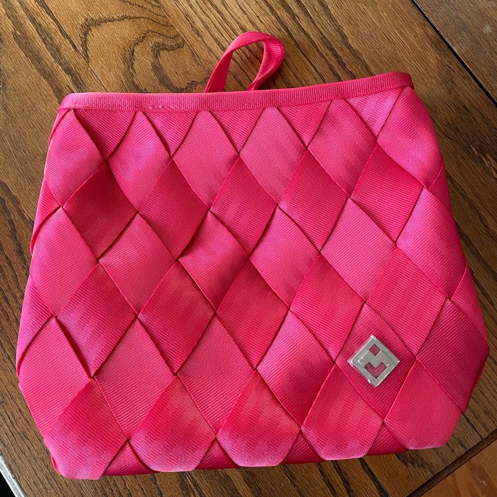 Seatbelt backpack by Maggie Bags